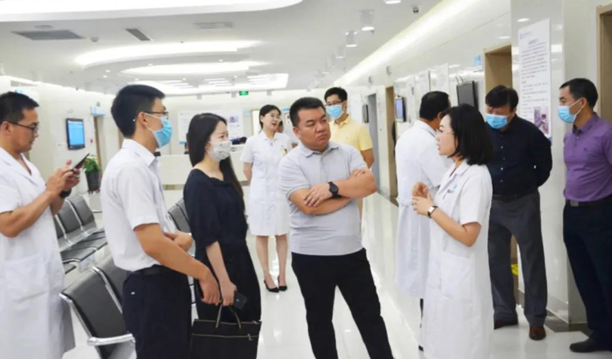 鄂尔多斯市高新开发区招商局局长陈华一行莅临亿康投资集团参观考察工作