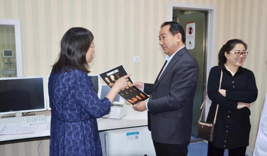 内蒙古医科大学附属医院核医学科主任王雪梅一行莅临鄂尔多斯市亿康医学影像诊断中心考察指导工作